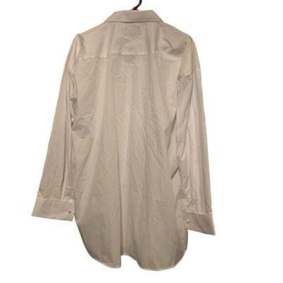 Stacy Adams Regular Fit Size 20 34/35 White Tuxedo Shirt - Picture 4 of 5